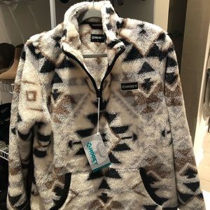 Brand new Hooey quarter zip sherpa pullover. New with tags, smoke free home.
